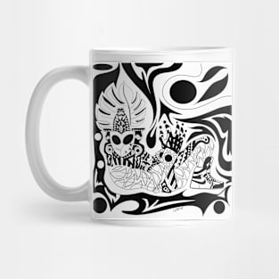 chak mool in sneakers millennial tribal ecopop wallpaper Mug